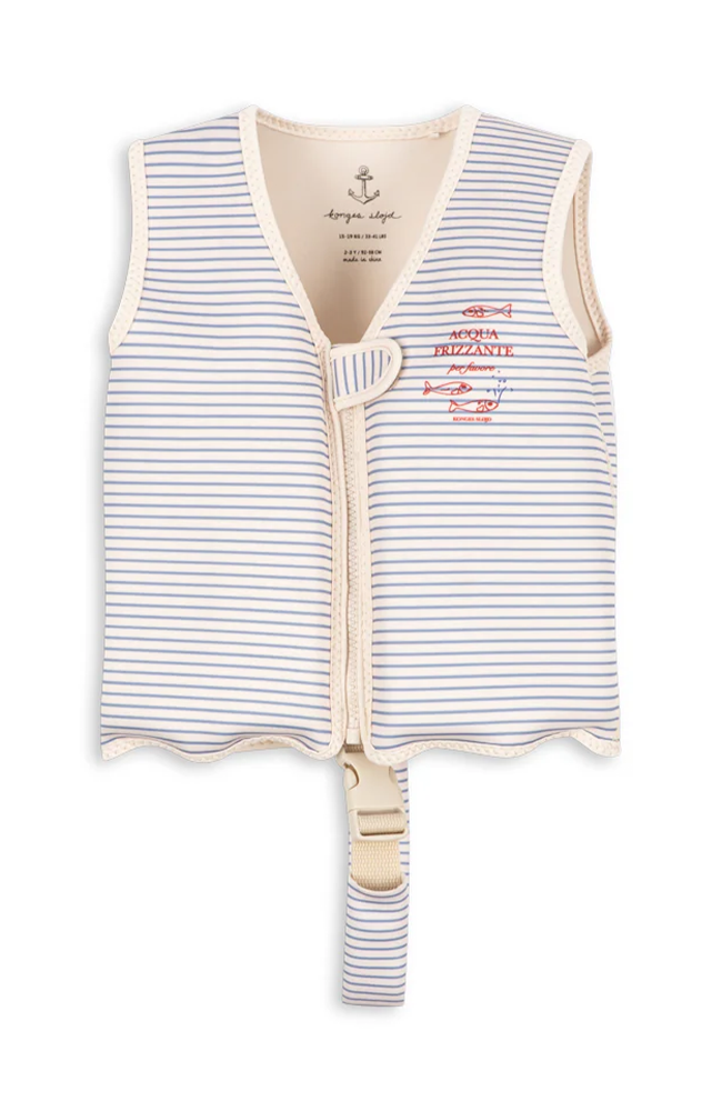 Ellis Swim Vest - Stripe Bluie Konges Slöjd Badkläder