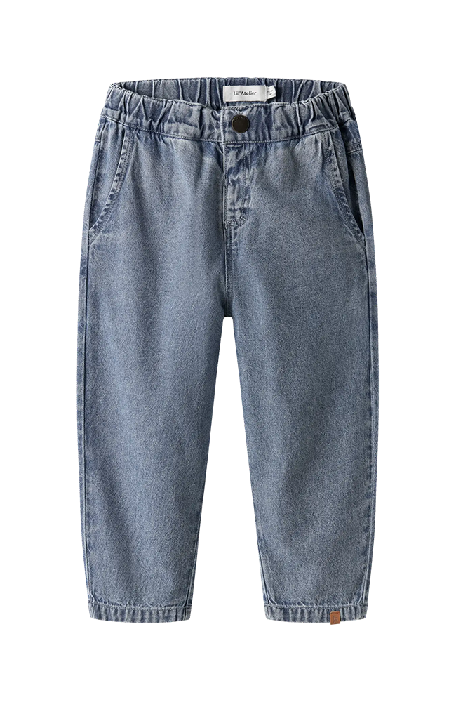 Taya Loose Jeans - Medium Blue Denim