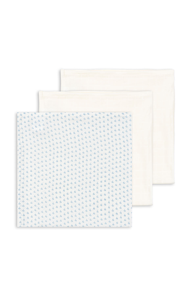3 Pack Bellini Muslin Cloths - Punto Blu Fanga Fontana filt