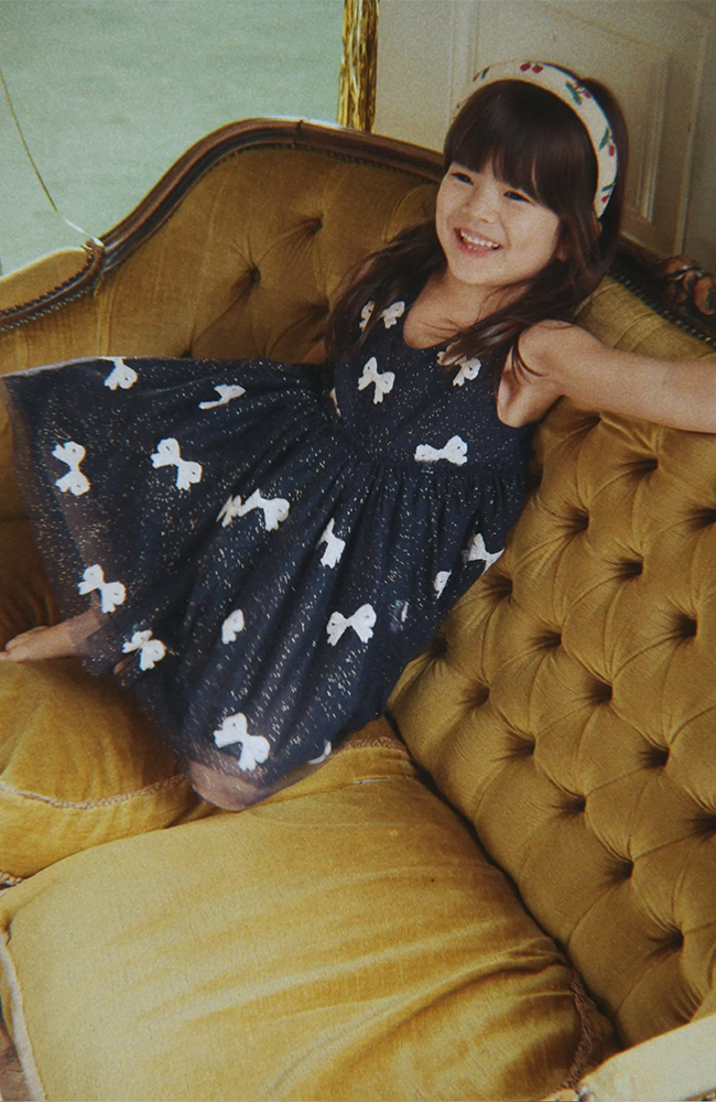 Yvonne Dress - Bowie Night Sky Sequin