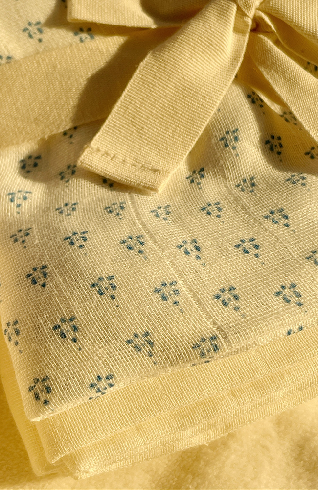 3 Pack Bellini Muslin Cloths - Punto Blu Fanga Fontana filt