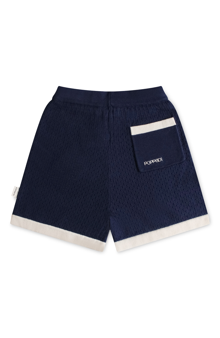 League Shorts - Navy Poppedi Shorts
