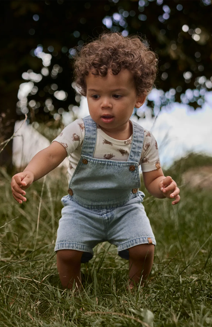 Funda Hängselbyxor - Medium Blue Denim Lil' Atelier Overall