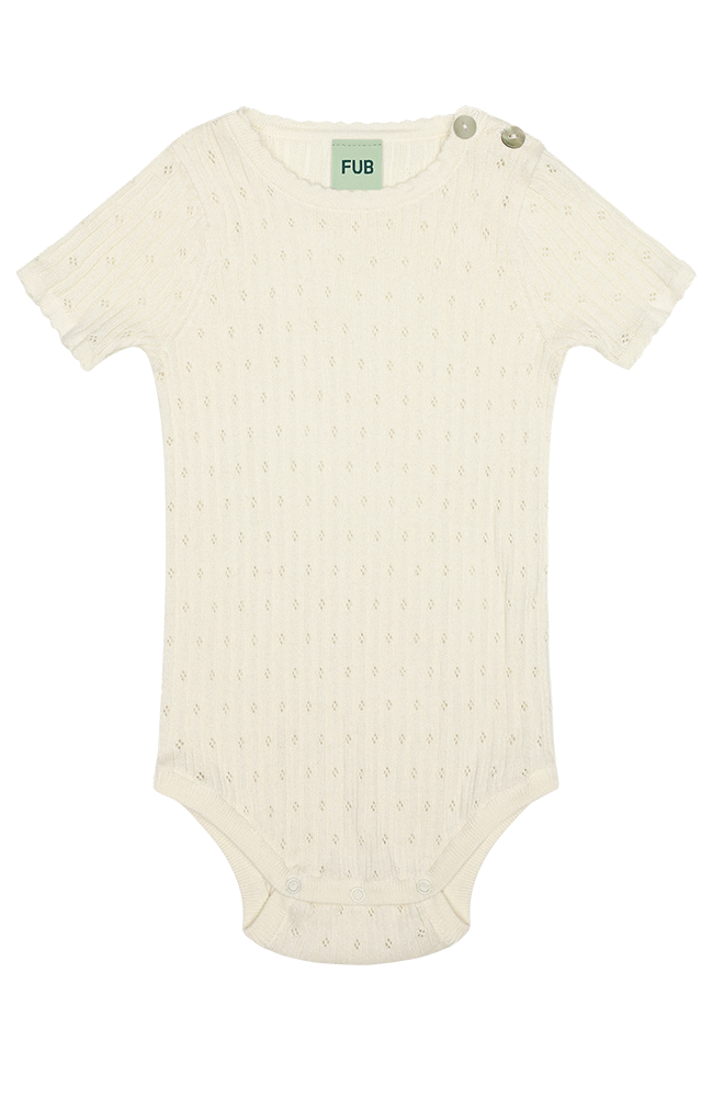Baby Pointelle Bodysuit - Ecru