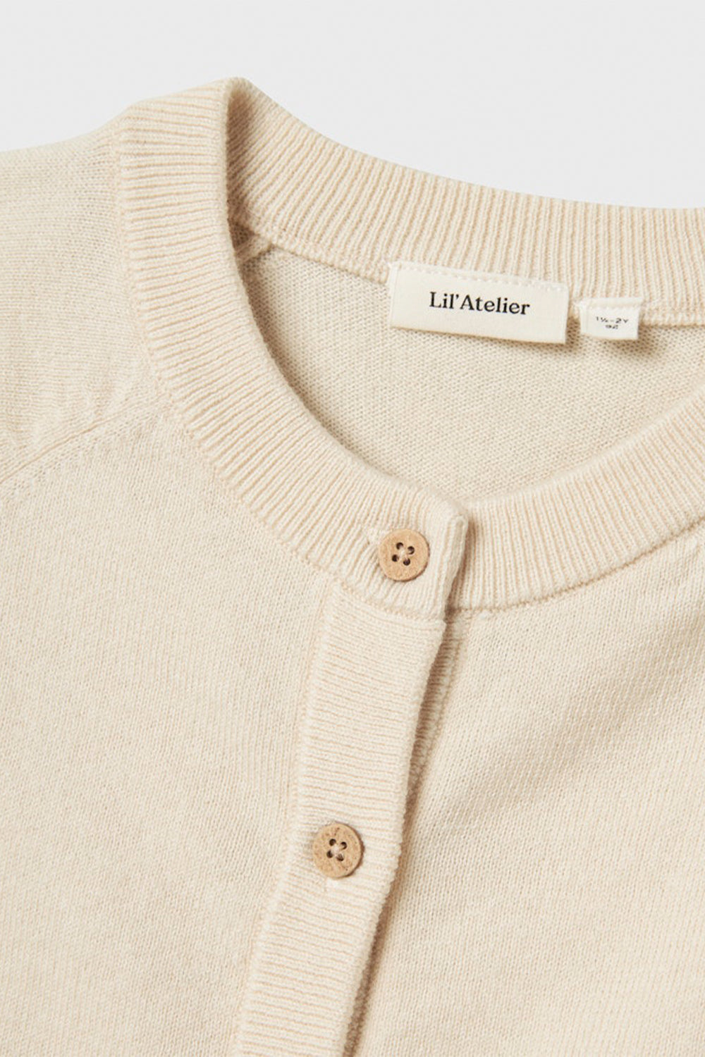 Nord Wo/Co Knit Cardigan - Turtledove Melange