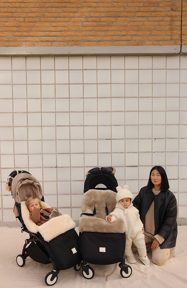 Puffmuff Stroller Liner - Milk