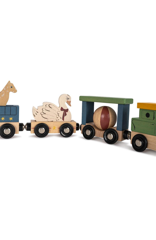 Wooden Animal Train - Multi Konges Slöjd Träleksak