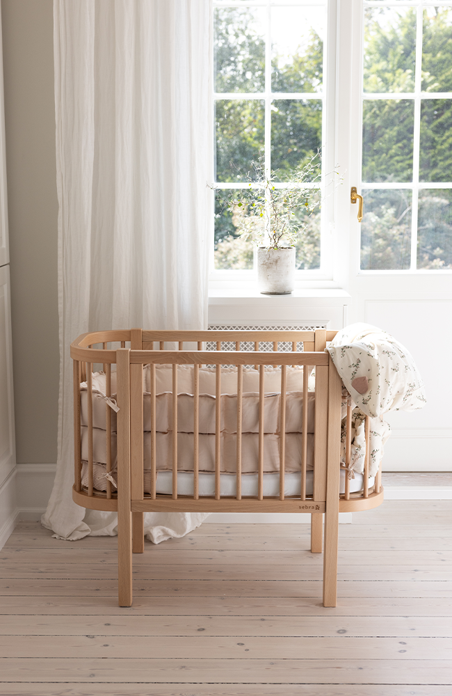 Sebra Bedside Crib - Wooden Edition Sebra Säng