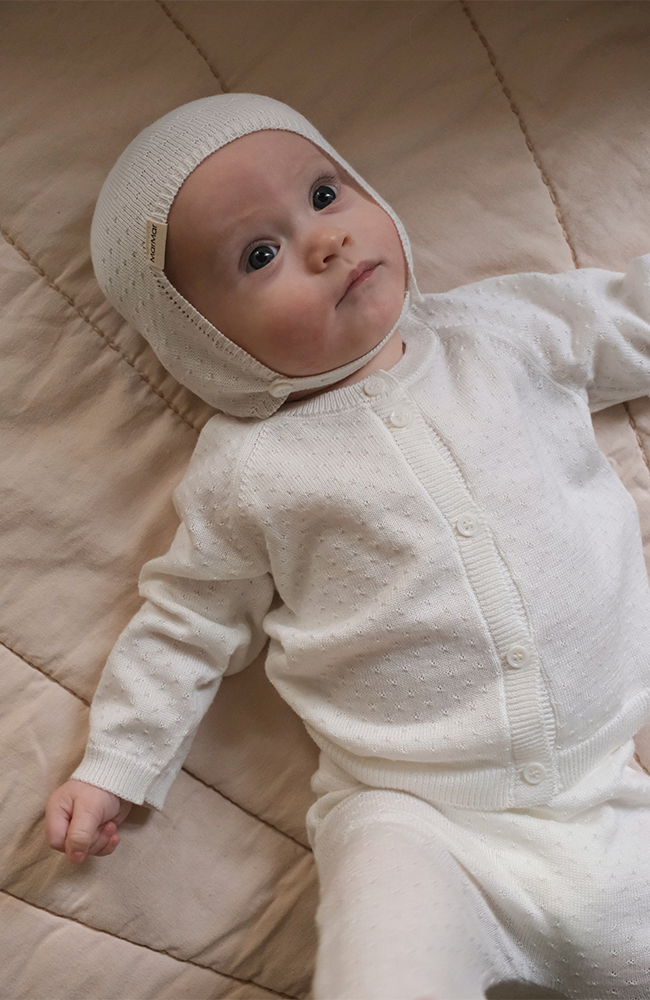 Aly Modal Mini Dots - Gentle White MarMar Copenhagen mössa