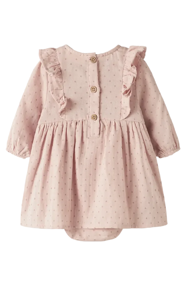 Dembe LS Loose Body Dress - Peach Whip Lil' Atelier Body Klänning
