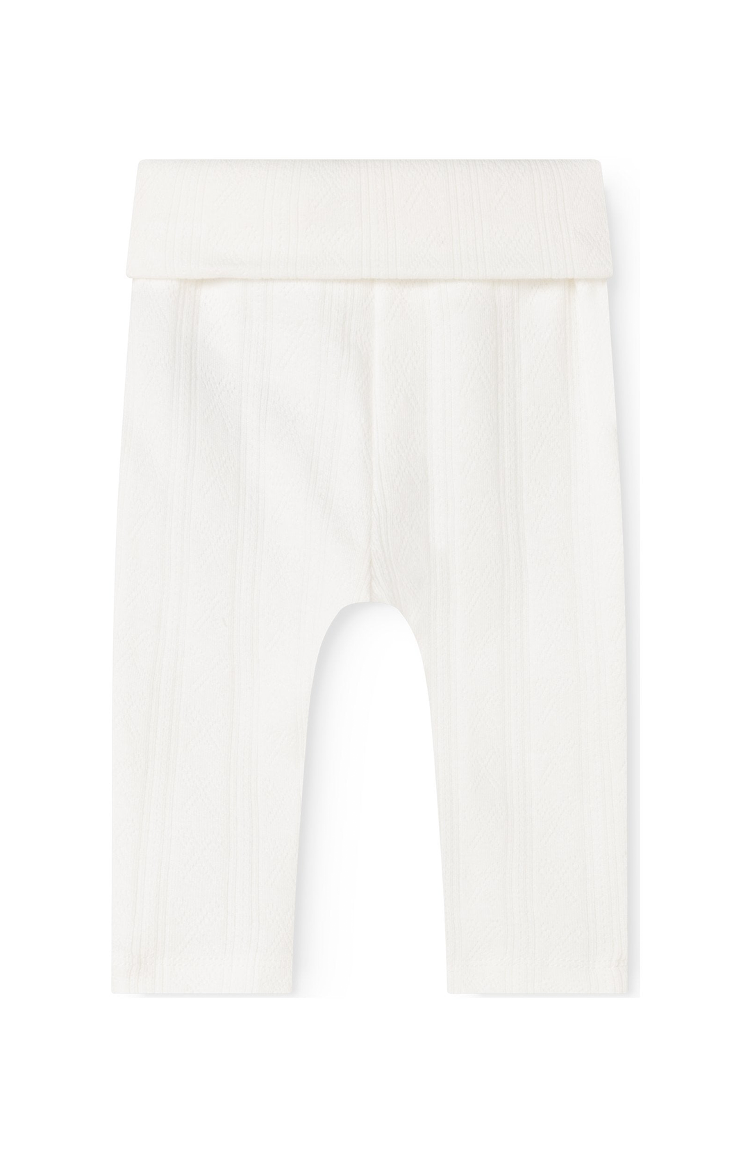 Piva Modal Pointelle Pants - Gentle White MarMar Copenhagen Leggings