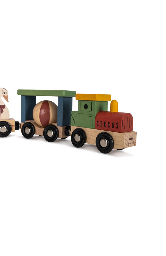 Wooden Animal Train - Multi Konges Slöjd Träleksak