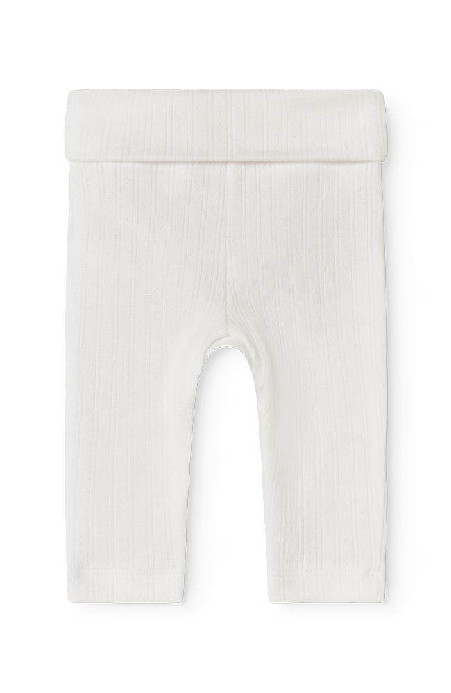 Piva Pointelle Pants - Gentle White MarMar Copenhagen Leggings