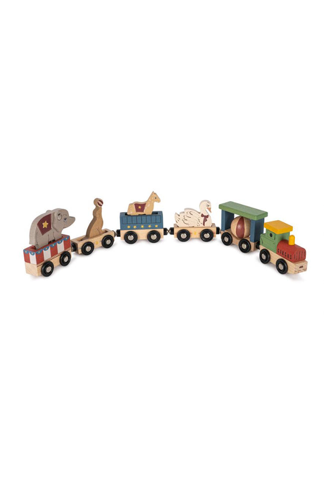 Wooden Animal Train - Multi Konges Slöjd Träleksak