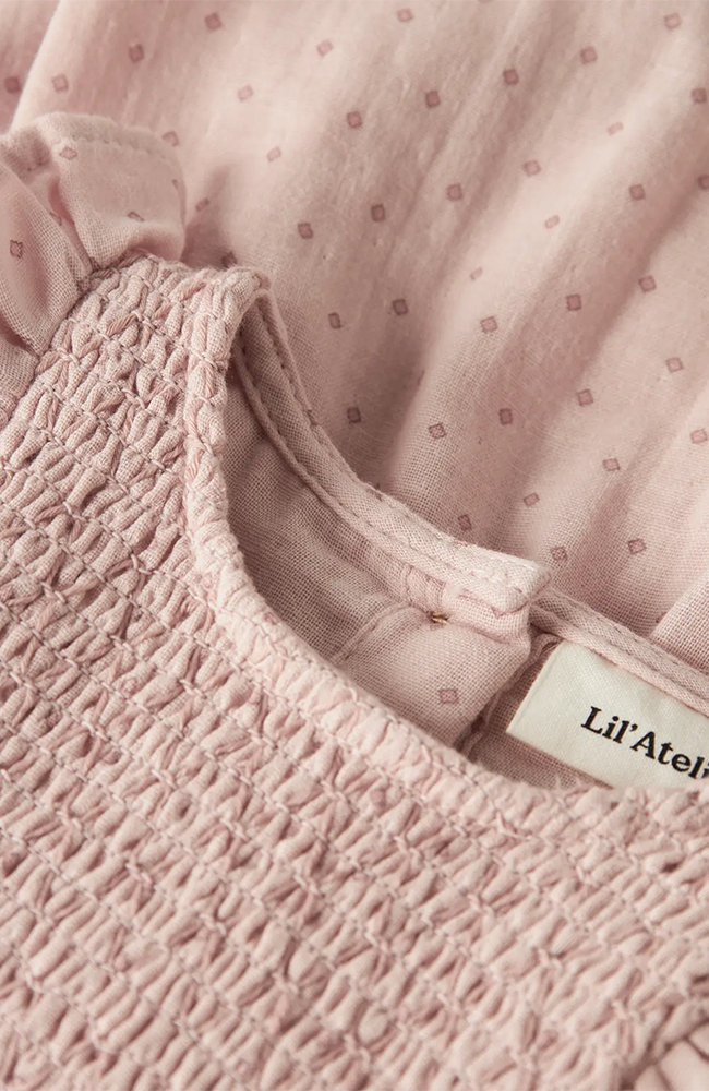 Dembe LS Loose Body Dress - Peach Whip Lil' Atelier Body Klänning