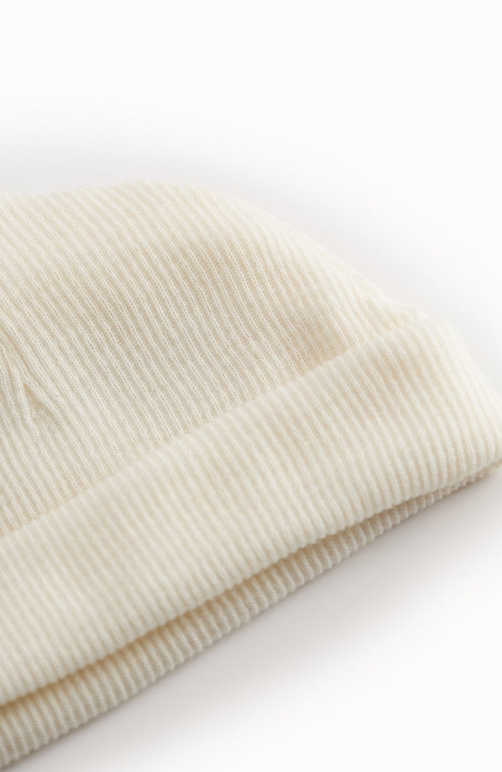 Aiko Wool Rib Hat - Natural MarMar Copenhagen mössa