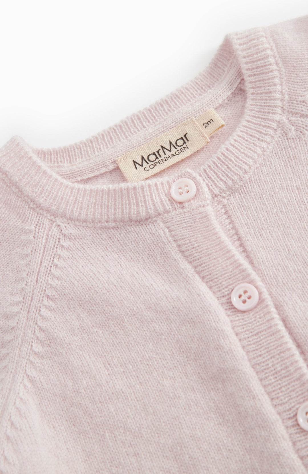 Tamla Cashmere Cardigan - Rosa Mel – detalj 2