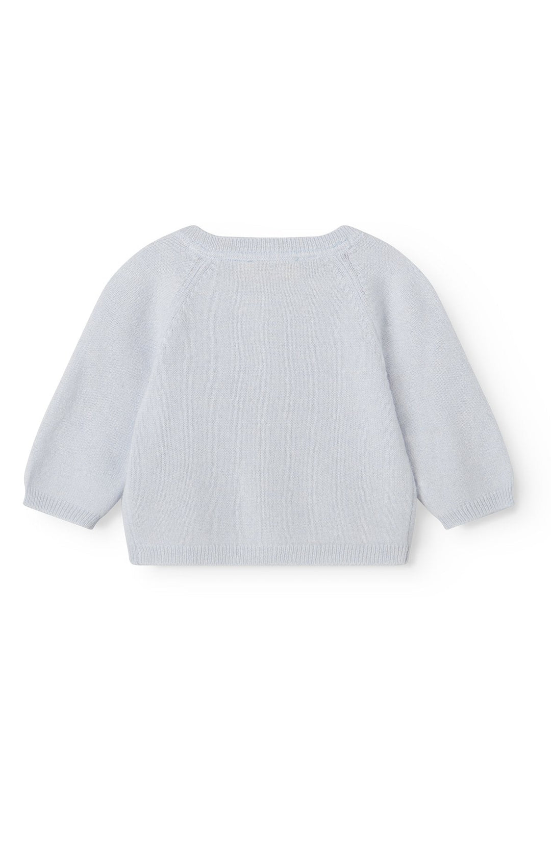 Tamla Cashmere Cardigan - Light Blue Mel – detalj 1