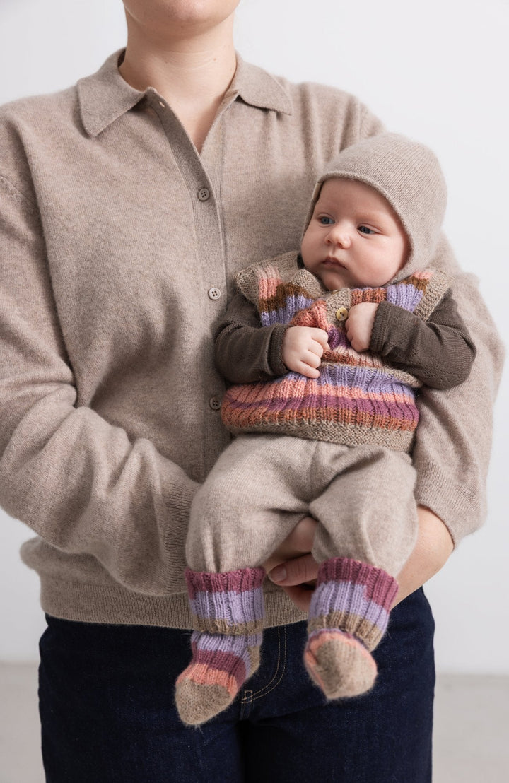 Aly Baby Cashmere Hat - Alpaca Melange – detalj 4