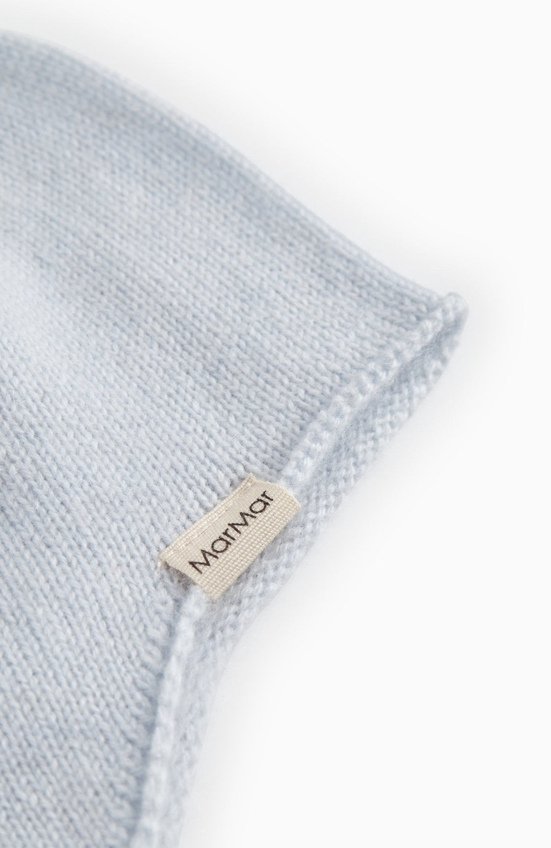 Aly Baby Cashmere Hat - Light Blue Mel – detalj 2