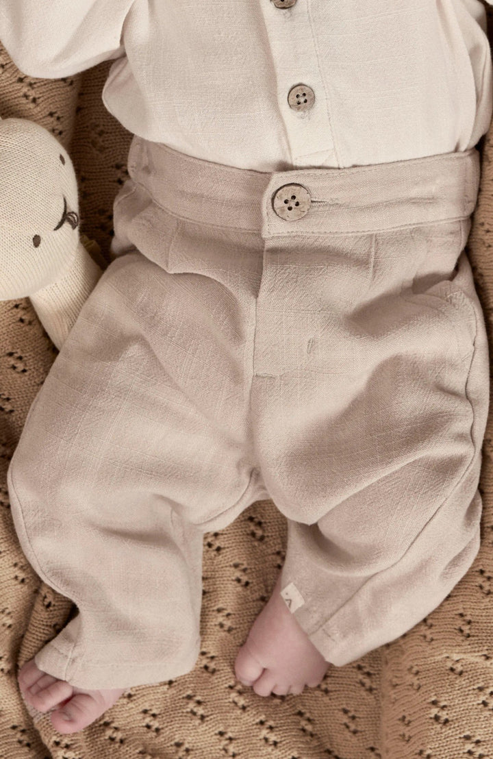 Freddie Baby Byxor - Feather Gray Lil' Atelier Byxor