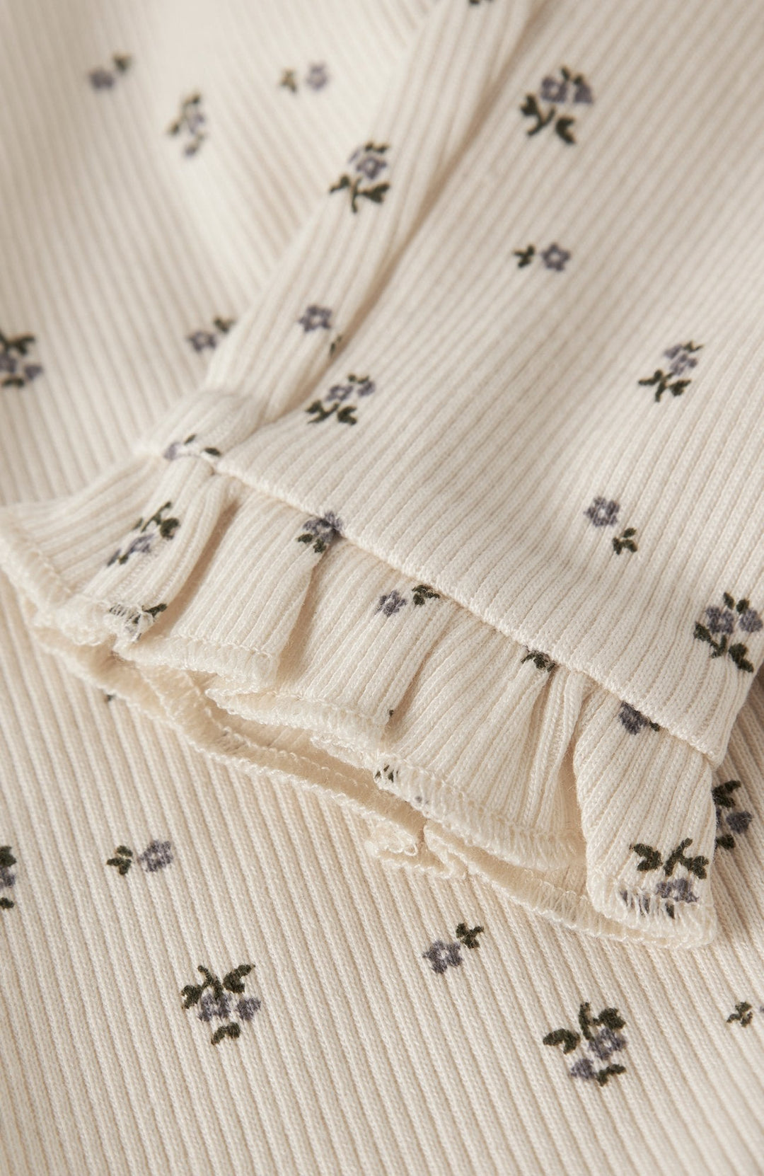 Lago Mer Leggings - Turtledove Blue Flower Lil' Atelier Leggings