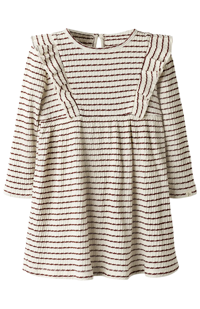 Sophia LS Dress - Hot Chocolate
