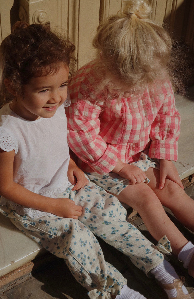 RHW X KS Mioblu Pants - Forget Me Not Konges Slöjd Byxor