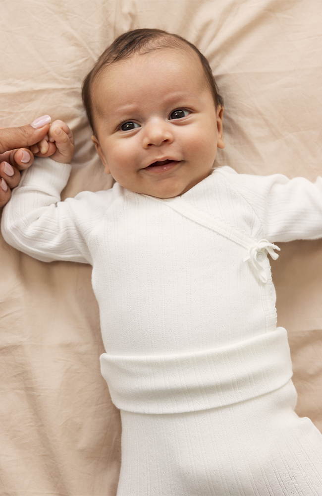 Piva Pointelle Pants - Gentle White MarMar Copenhagen Leggings