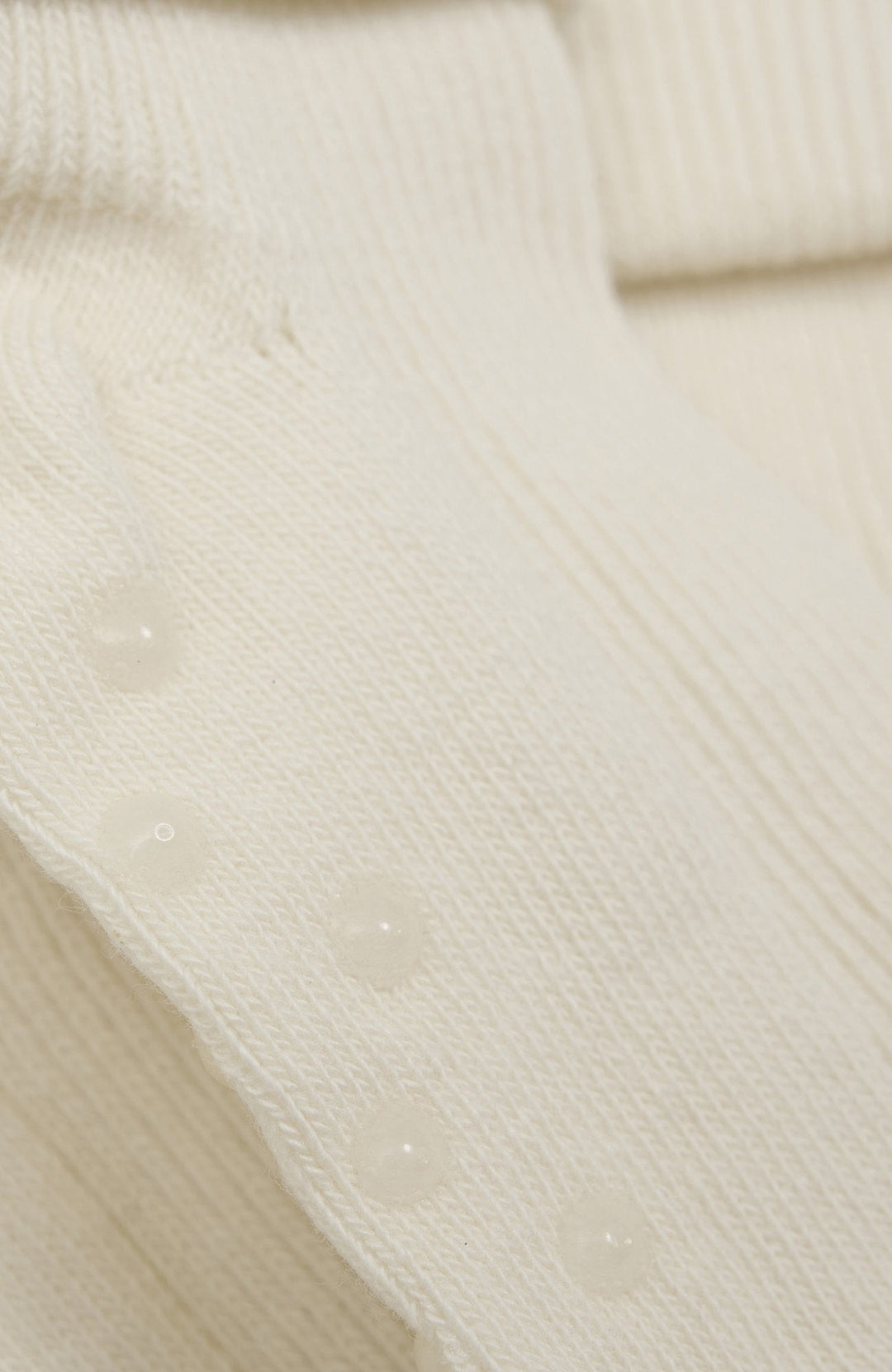 Baby Rib Sock 2-pack - Offwhite Minymo Strumpor