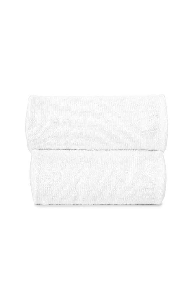 Plain Stitch Basic Tights - White Condor Strumpor