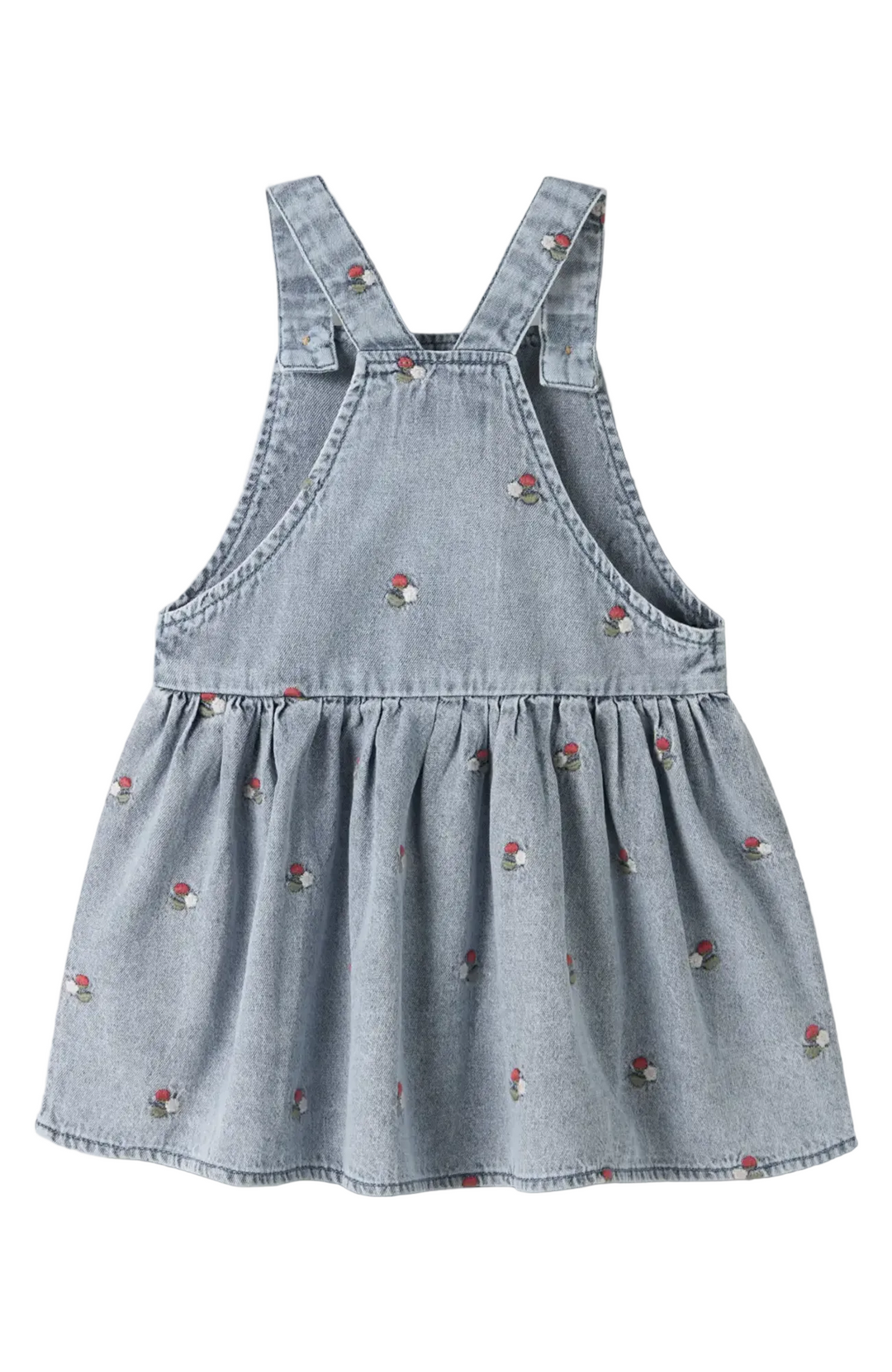 Funda Denim Hängselkjol - Medium Blue Denim