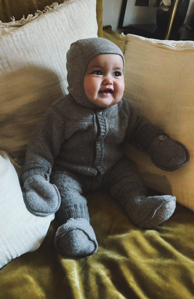 Wool Balaclava Basic - Sand