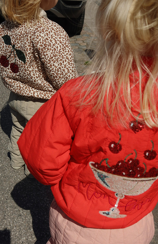 Juno Bomber Jacket - Fiery Red