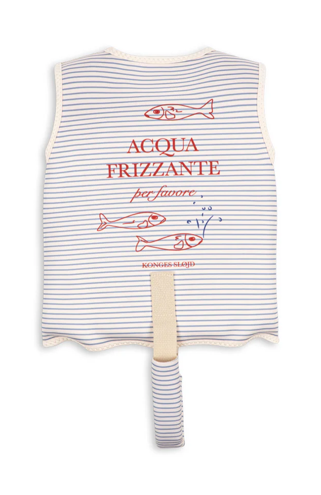 Ellis Swim Vest - Stripe Bluie Konges Slöjd Badkläder