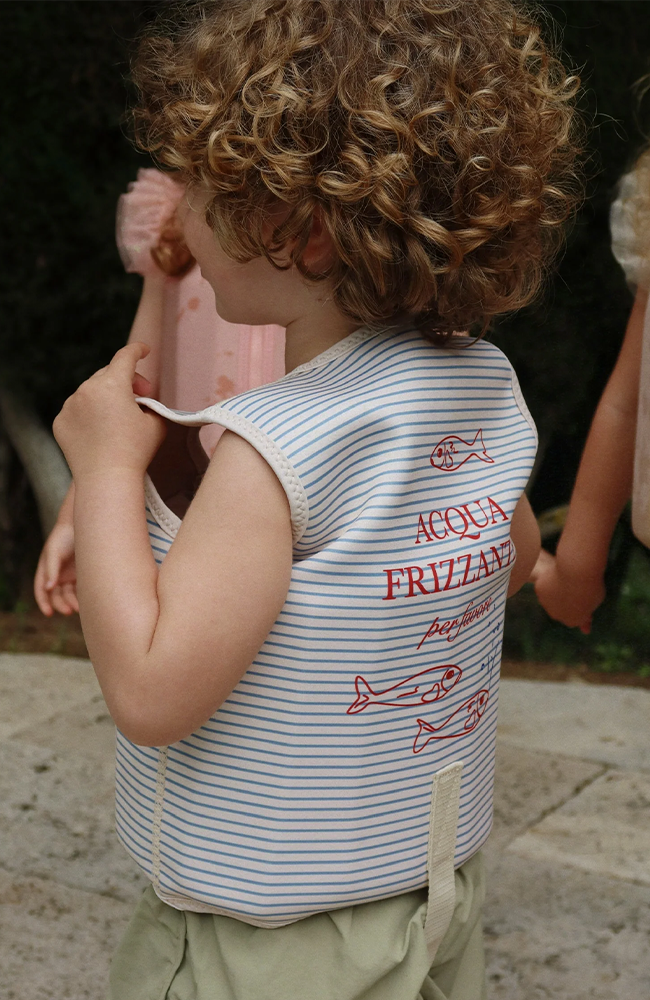 Ellis Swim Vest - Stripe Bluie Konges Slöjd Badkläder