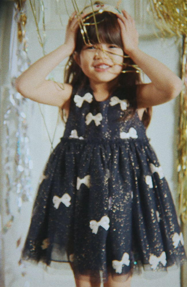 Yvonne Dress - Bowie Night Sky Sequin