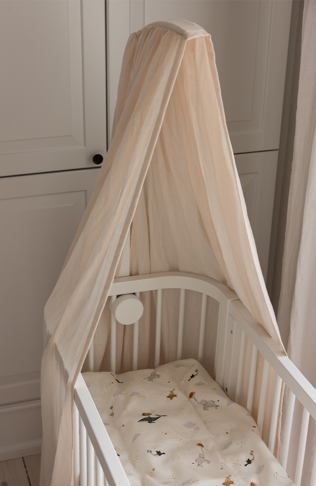 Sänghimmel Dobby Weave - Jetty Beige