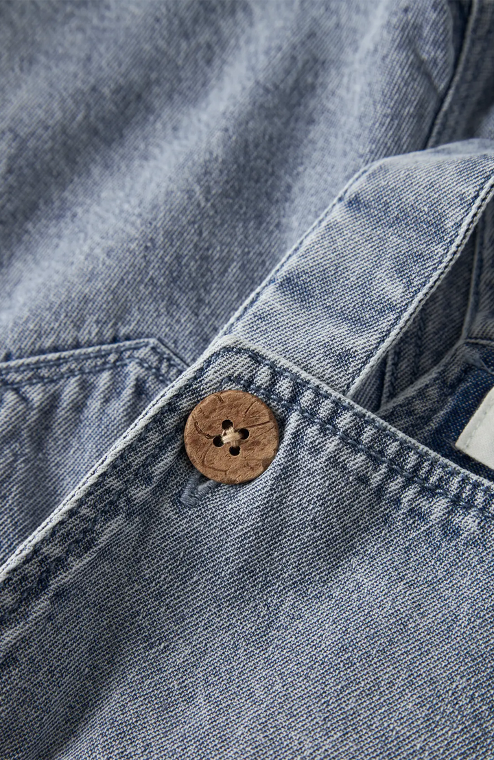 Funda Hängselbyxor - Medium Blue Denim Lil' Atelier Overall