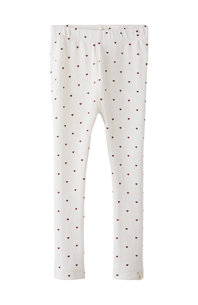 Gago Slim Leggings - Coconut Milk Heart