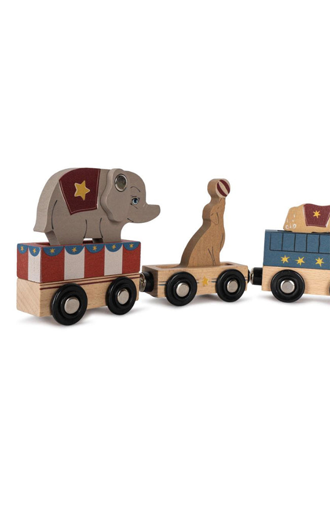Wooden Animal Train - Multi Konges Slöjd Träleksak