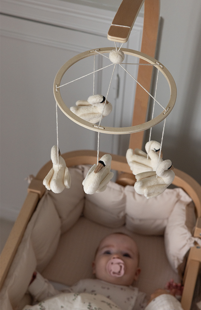 Mobile and Bed Canopy Holder - Classic White