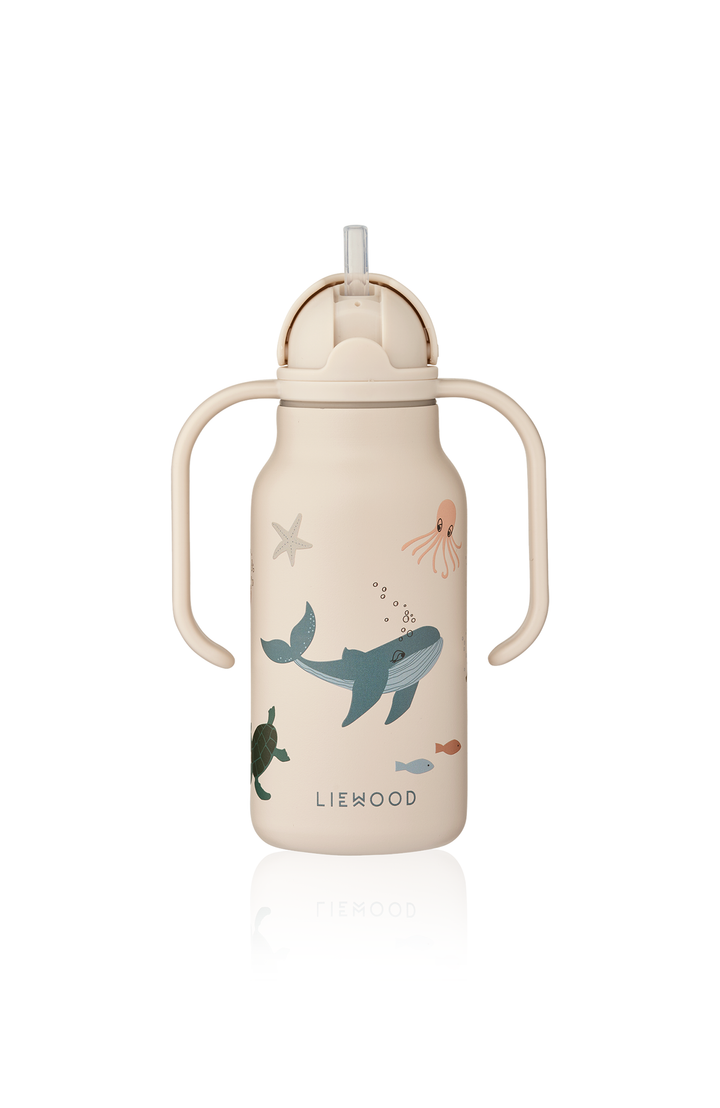Kimmie Water Bottle 250 ml - Sea creature/Sandy