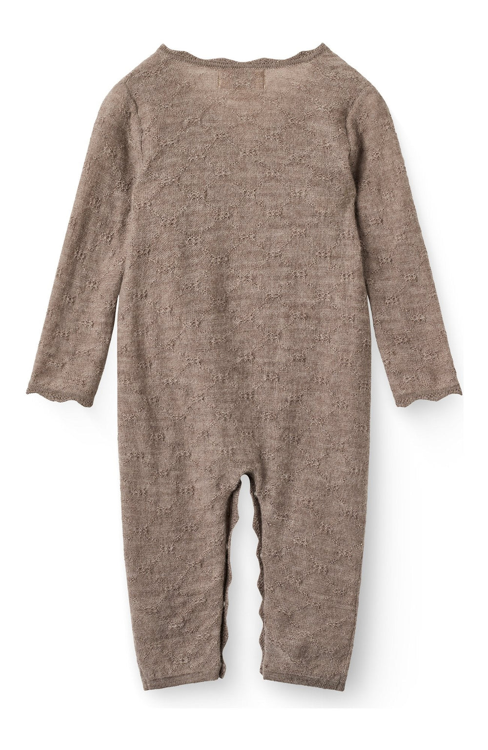 Light Knitted Full Body w. Scallop Edge - Natural Melange Copenhagen Colors Overall