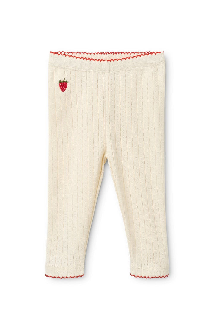 Flora Pointelle Leggings - Gentle Cream Flöss Pants
