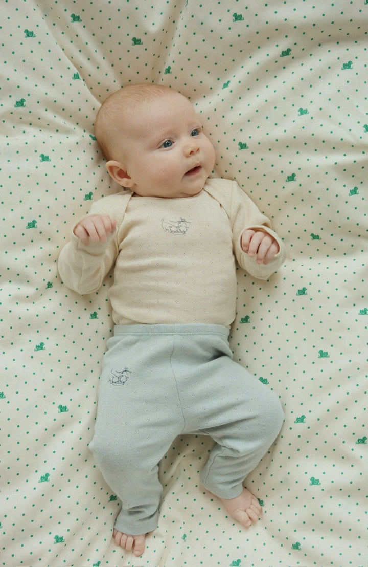 Perla 2-pack Pants - Buttercream/Pearl Blue - 6