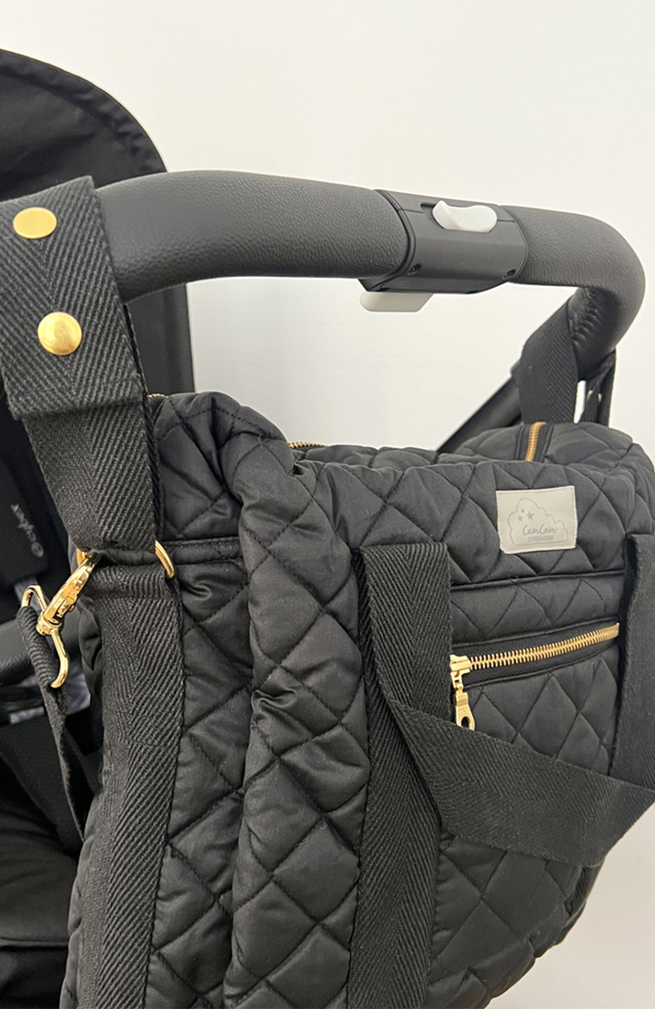Changing Bag with Pram Straps - Black