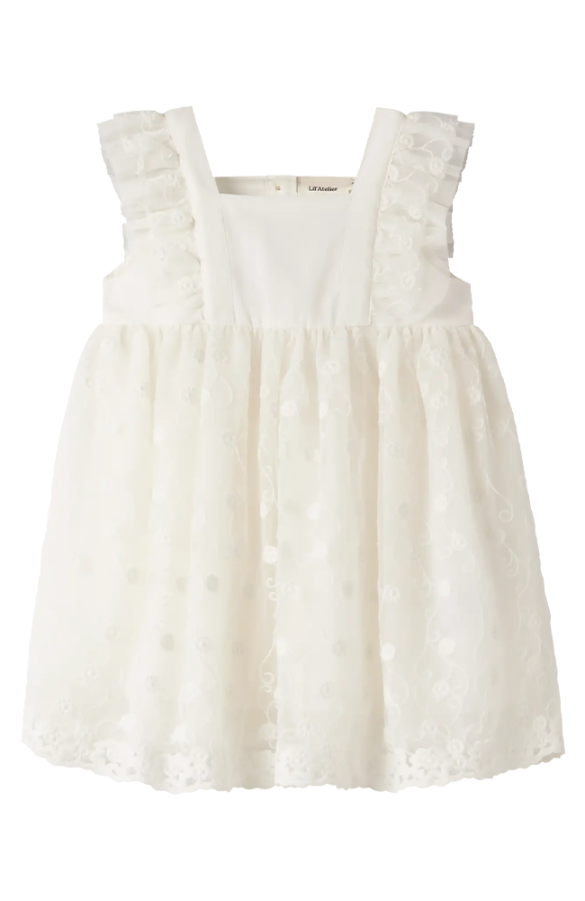 Feya Tulle Dress - Coconut Milk Lil' Atelier Klänning