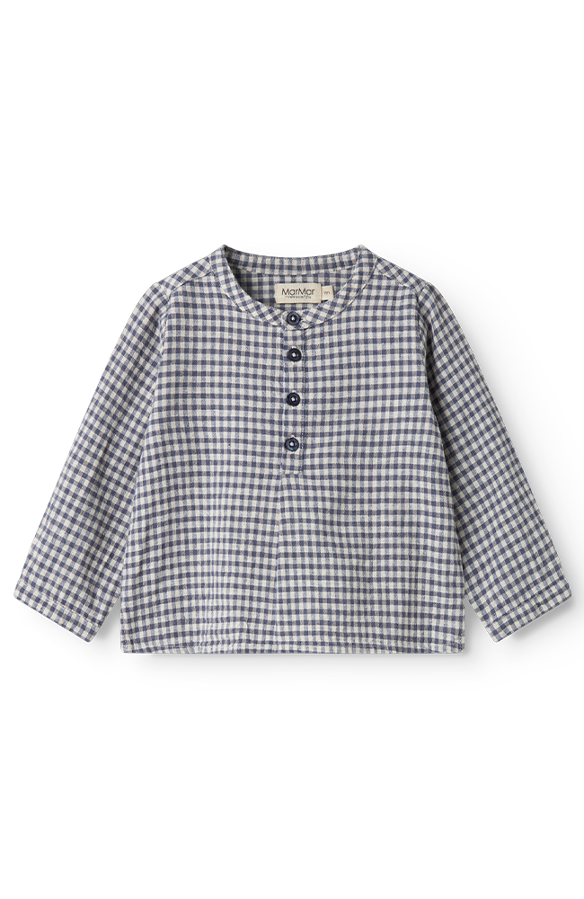 Totoro Shirt - Navy Check