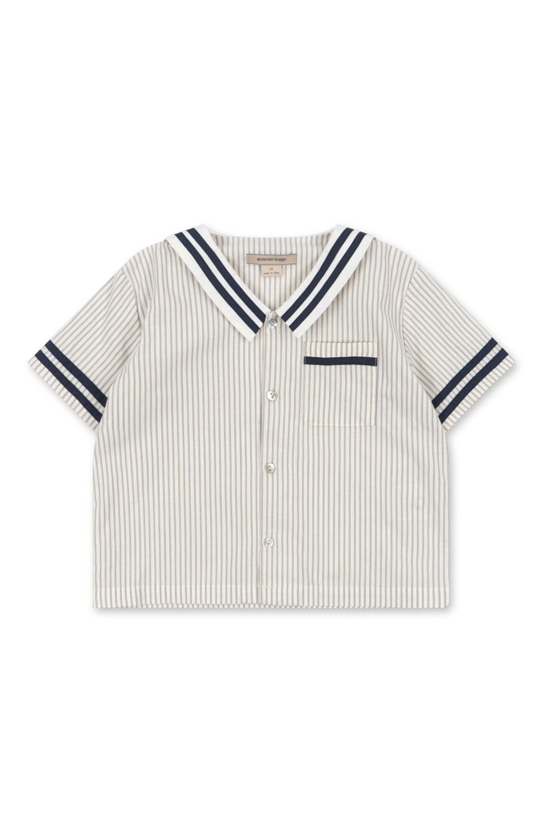 Allie Sailor Shirt - Bleu Stripe Konges Slöjd Skjorta